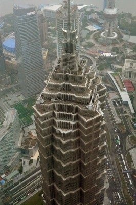 DSC_4530 Jinmao Dasha tower by SOM--one of the tallest buildings in the world at 1379 feet