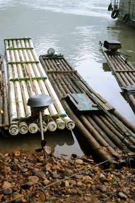 DSC_5188 Even though life on the river is still completely dependent on the traditional river raft, it might be made of PVC pipe today rather than of bamboo. Time marches on.