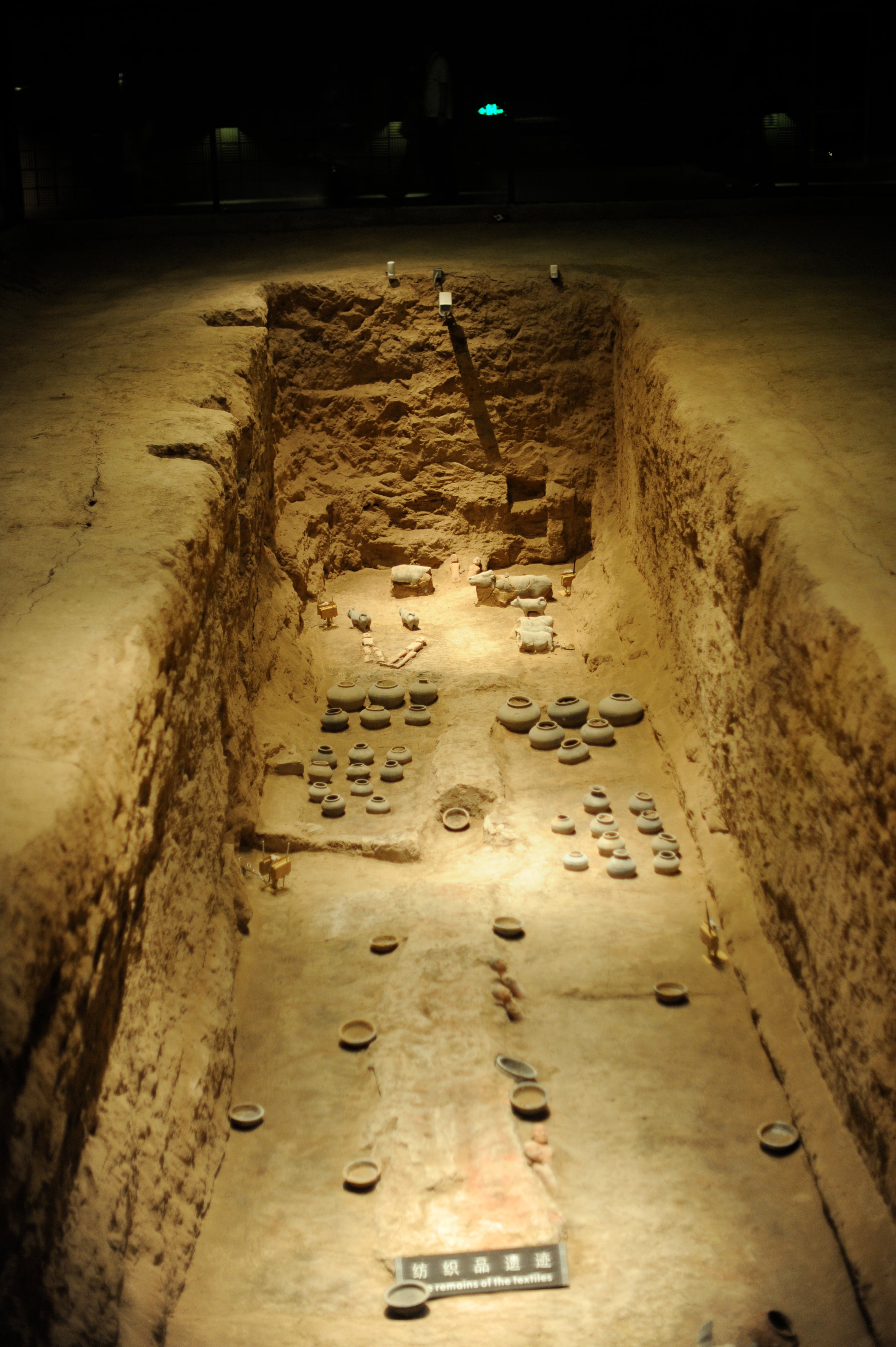 Excavations of Liu Qi's tomb.