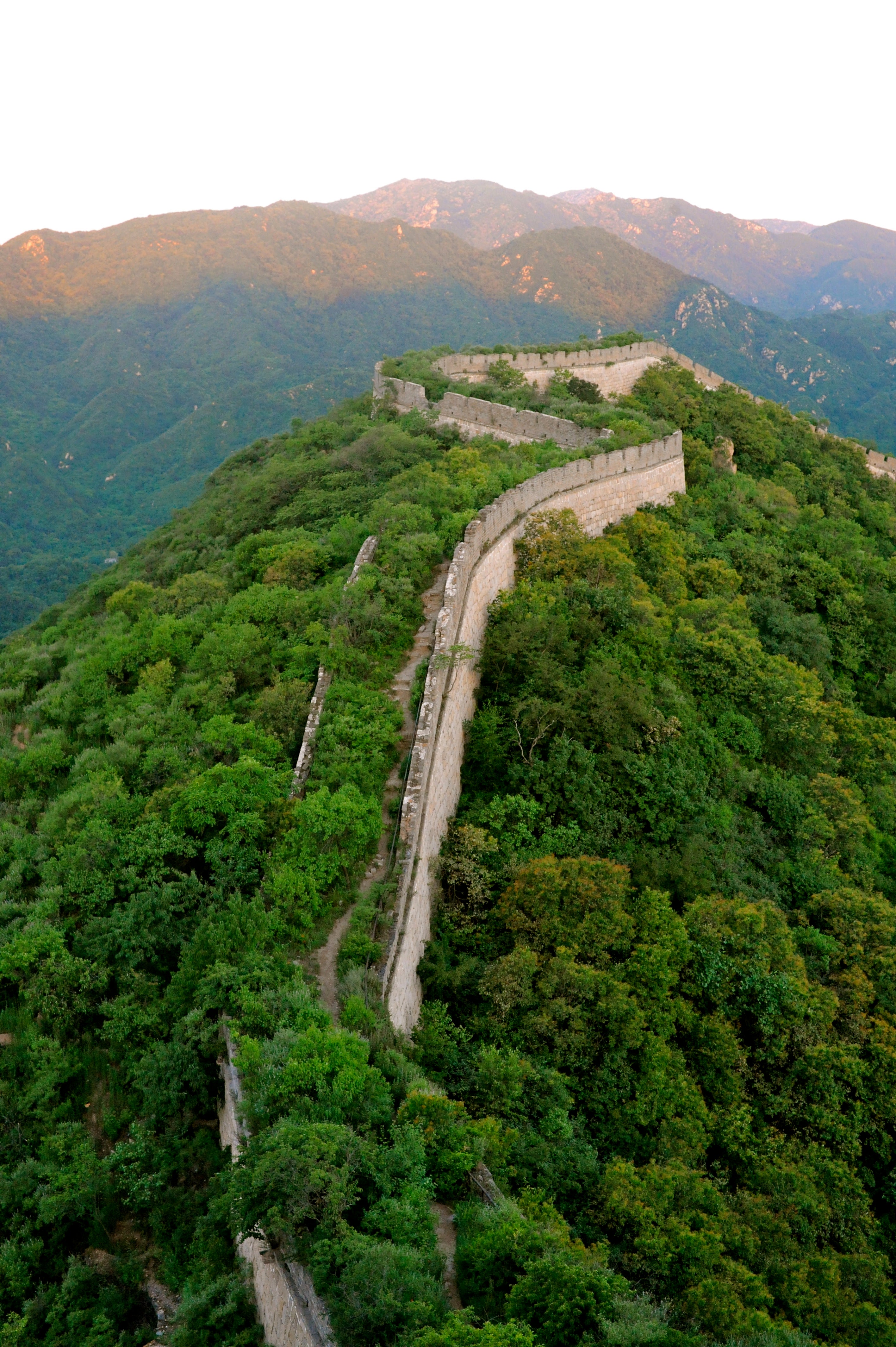 We took a second trip to a different section of the Great Wall which required getting up at 3:30am to see it at dawn.  This section was unrestored, and it was great to see it being taken over by nature.