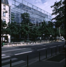 Cartier Foundation Headquarters & Museum in Paris, France by architect Jean Nouvel