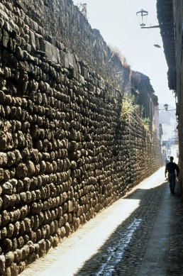 Inca walls in Cuzco, Peru