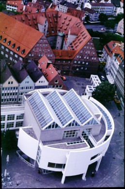 Stadthaus in Ulm, Germany by architect Richard Meier