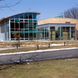 Lewis Center for Environmental Studies at Oberlin College in Oberlin, Ohio by architect William McDonough