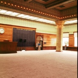 Stock Exchange Trading Room in Chicago, Illinois by architect Luis Sullivan