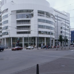 Hague City Hall in The Hague, Netherlands by architect Richard Meier