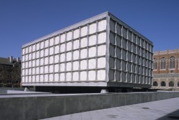 Beinecke Rare Book and Manuscript Library in New Haven, Connecticut by architects Skidmore Owings and Merrill, Gordon Bunshaft
