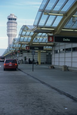 Reagan National Airport North Terminal in D.C., D.C. by architect Cesar Pelli and Associates