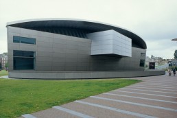 New Wing of the Van Gogh Museum in Amsterdam, Netherlands by architect Kisho Kurokawa
