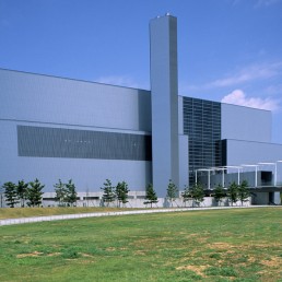 Naka Incineration Plant in Hiroshima, Japan by architect Yoshio Taniguchi