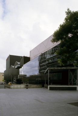 Netherlands Dance Theater in The Hague, Netherlands by architect Rem Koolhaas