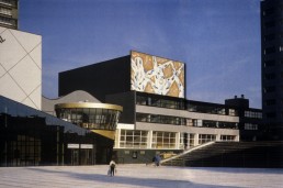 Netherlands Dance Theater in The Hague, Netherlands by architect Rem Koolhaas
