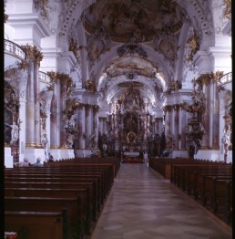 Benedictine Church in Zwiefalten, Germany by architect Johann Michael Fischer