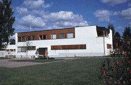 Town Center in Alajarvi, Finland by architect Alvar Aalto