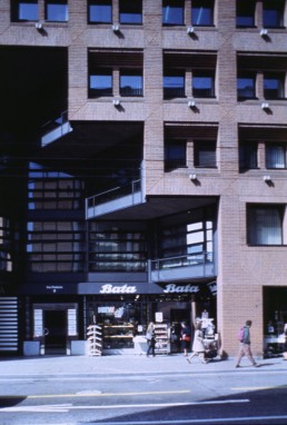 Ransila Office Building in Lugano, Switzerland by architect Mario Botta