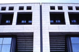 Commercial Building in Locarno, Switzerland by architect Mario Botta