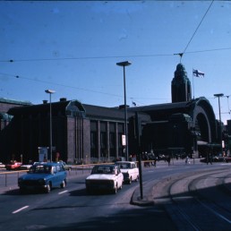 Railroad Station in Helsinki, Finland by architect Eliel Saarinen