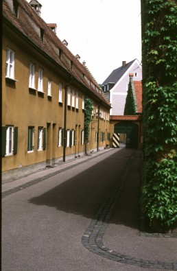 Fuggerei Housing in Augsburg, Germany