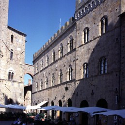 Piazza dei Priori in Volterra, Italy