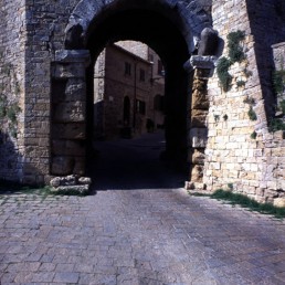Porta all'Arco (Arch Gate) in Volterra, Italy