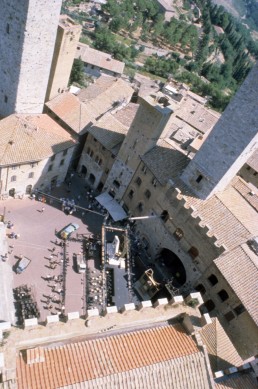 Piazza del Duomo in San Gimignano, Italy
