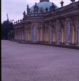Sanssouci Palace in Potsdam, Germany by architect Georg Wenceslaus Knobelsdorff