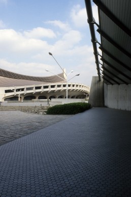Yoyogi National Gymnasium in Tokyo, Japan by architect Kenzo Tange