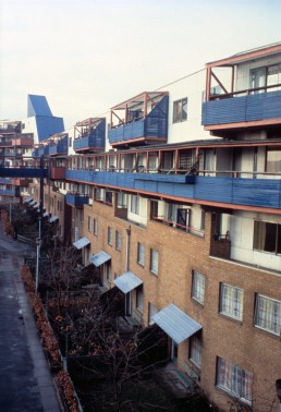 Byker Development in Newcastle upon Tyne, UK by architect Ralph Erskine