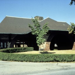 Old Colony Railroad Station in North Easton, Massachussets by architect Henry Hobson Richardson