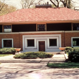 Winslow House in River Forest, Illinois by architect Frank Lloyd Wright