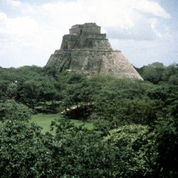 Pyramid of the Magician in Uxmal, Mexico