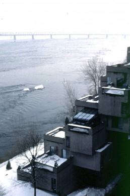 Habitat '67 in Montreal, Canada by architect Moshe Safdie and Associates