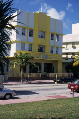 Leslie Hotel in Miami Beach, Florida by architect Albert Anis