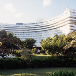 Fontain Bleu Hotel in Miami Beach, Florida by architect Morris Lapidus
