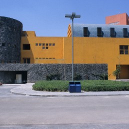 National Center for the Arts, Art Building in Mexico City, Mexico by architect Ricardo Legoretta