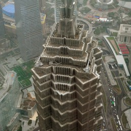 Jin Mao Tower in Shanghai, China by architect SOM