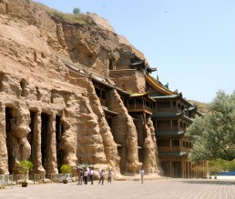 Yungang Grottoes in Datong, China by architect Tan Yao