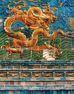 Nine Dragon Screen in Datong, China by architect Prince Zhu Gui