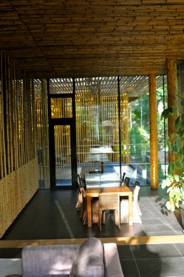 Bamboo Wall House in Beijing, China by architect Kengo Kuma