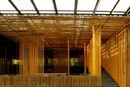 Bamboo Wall House in Beijing, China by architect Kengo Kuma