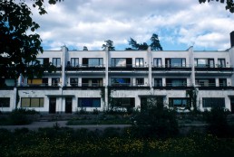 Sunila Housing in Kotka, Finland by architect Alvar Aalto