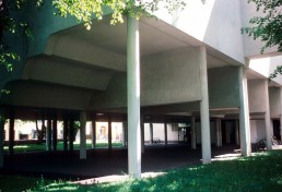 Vastmanlands-Dala Student Union Building in Uppsala, Sweden by architect Alvar Aalto
