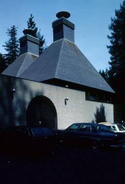 Services Building at University of Santa Cruz in Santa Cruz, California by architect Ernest Kump