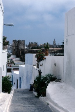 Morocco Street Scene in Rabat, Morocco