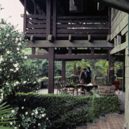 Greene and Greene Gamble House California Architecture shot in 1985