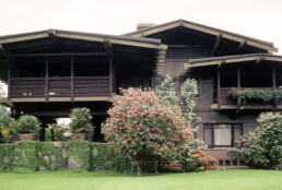 Greene and Greene Gamble House California Architecture shot in 1985