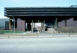 New Haven Coliseum in New Haven, Connecticut by architect Kevin Roche John Dinkeloo and Associates