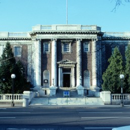 New Haven Public Library in New Haven, Connecticut by architect Cass Gilbert
