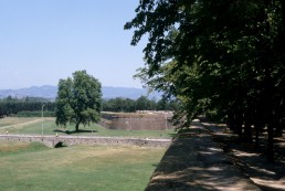 Gardens at Palazzo Pfanner in Lucca, Italy