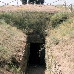 Etruscan tomb in Castellina in Chianti, Italy
